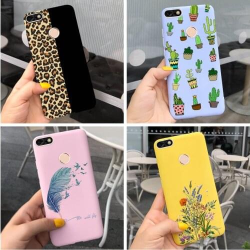 For Huawei Nova Lite 2017 Case Cover For Huawei Y6 Pro 2017 SLA-L22 Phone Case Popular Leopard Soft Bumper on P9 Lite Mini Funda