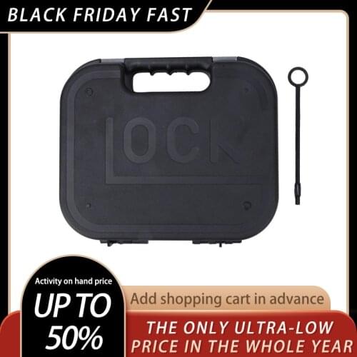 Magorui High Quality GLOCK ABS Pistol Case Gun Protector Padded Foam Lining