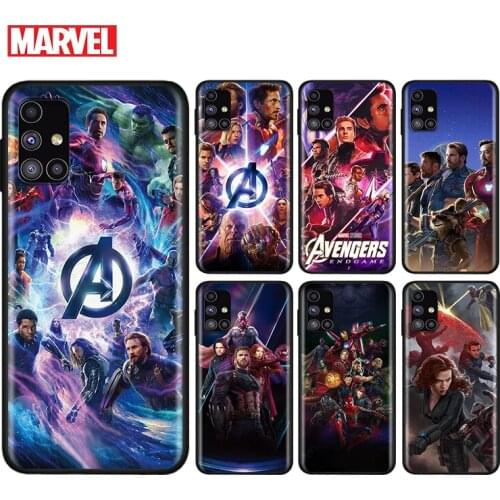 Marvel Avengers Heroes For Samsung Note 20 10 9 8 Ultra lite Plus Pro F62 M62 M60 M40 M31S M21 M20 M10S Soft Phone Case