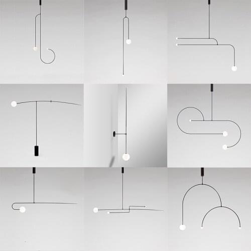 Nordic led iron pendant lights light fixtures hanging lamp kitchen fixtures kitchen dining bar pendant lights dining room