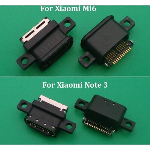 1pcs Mini micro USB Jack Connector Socket plug dock 5pin female parts For Xiaomi Note 3 Note3 6 mi6 mi 6 Charging Port