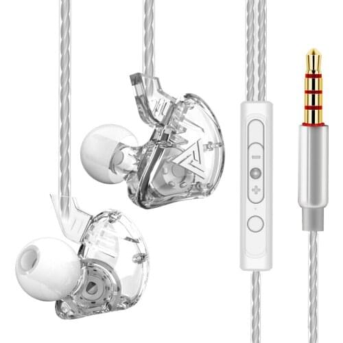 Colorful QKZ CK Series 3.5mm In-Ear Earphone with Box Game Headset HIFI Bass Noise Cancelling Earbuds With Mic CK5 CK6 CK7 CK8
