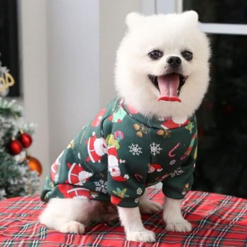 Christmas Dog Coat Winter Pet Dog Clothes Dog Xmas Costume Dog Yorkie Chihuahua Cat Clothes