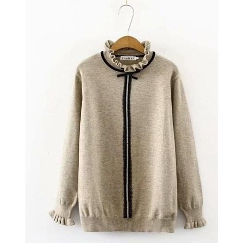 Plus size woman sweater autumn winter bottoming shirt basic high collar knitted pullover women sweaters turtleneck sweater