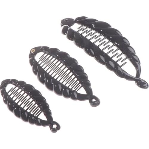 3pcs Hair Accessories Fish Shape Hair Claw Clips Hair Jewelry Banana Barrettes Hairpins For Women Clips Clamp DIY Accessories