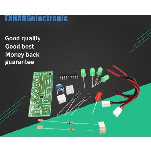 1PCS Elektronika KA2284 DIY Kits Audio Level Indicator Suite Trousse Electronic Parts 5mm RED Green LED Level diy electronics