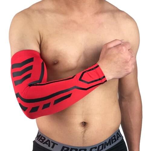 1PC Summer Running Tennis UV Protection Volleyball Bands Compression Sports Arm Sleeve Basketball Cycling Arm Warmer