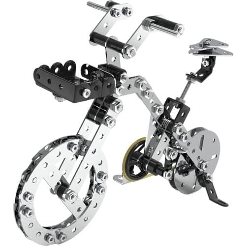 191Pcs Bicycle Assembly Kit 3D DIY Metal Puzzle Model Kit Adults Kids Jigsaw Toys For Collection And Decoration