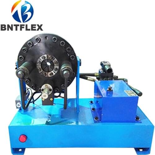 52kg China R2 1-1/4 inch smart and portable strong manual hydraulic hose crimping machine with 8 dies