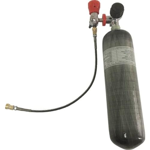 AC103201 Paintball Tank Carbon 3L 4500Psi 300Bar Pcp Diving Mini Scuba Gun Rifle Condor Air Tank With Valve And Filling Station