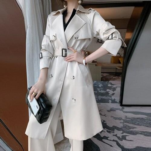 Женские плащи-ветровки ANRAEQI China At AliExpress