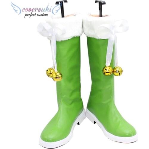 DATE A LIVE Yoshino/Hermit Cosplay Shoes Boots Professional Handmade ! Perfect Custom for You