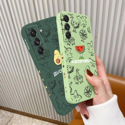 Liquid Silicone Case For Samsung Galaxy S21 S20 FE S10 Note 20 10 Camera Protective Soft Phone Back Cover On A72 A52 A42 A32 A71