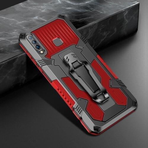 Shockproof Back Clip Case For VIVO Y12S Y15 Y17 Y19 Y11 Y1S Y95 Y91 Y91C Car Holder Phone Case For VIVO Y20S Y30 Y50 Y5 Y51 Y31