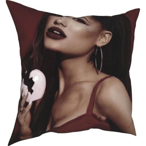 Ariana Grande decorative cushion cover sexy beauty cushion cover 45cm linen pillow residential culture