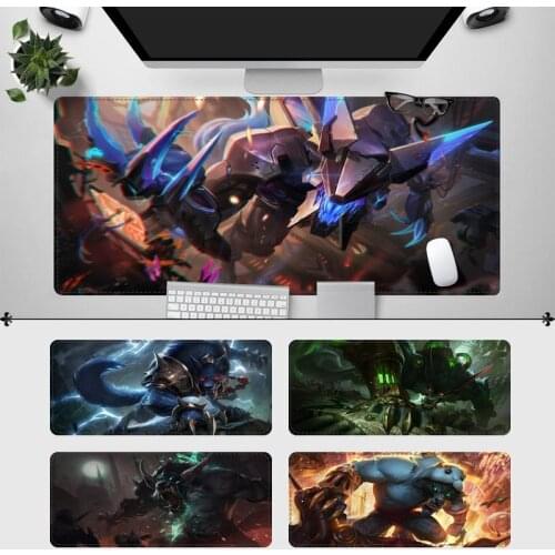 Cheap League of Legends Warwick Gaming MousePad Gaming MousePad Large Big Mouse Mat Desktop Mat Computer Mouse pad For Overwatch