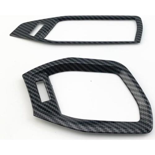 For Ford ESCAPE 2019 2020 ABS Front Both Sides Air Conditioning Outlet Decoration Cover Carbon Fiber Style