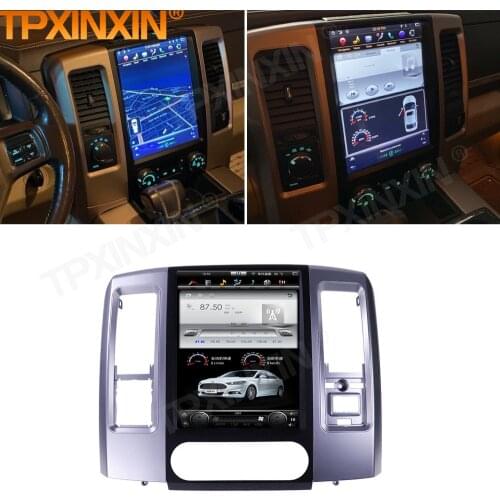 Tesla Screen For Dodge RAM 1500 2500 2008 2009 2010 2011 2012-2019 Android 9 Video Player GPS Head Unit Auto Audio Radio Stereo