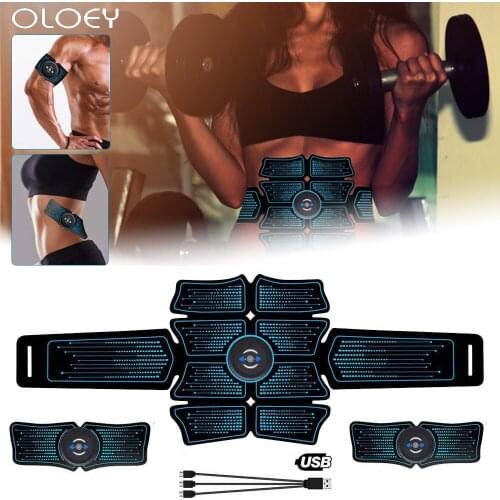 EMS Abdominal Belt Electrostimulation Muscle Stimulator Hip Muscular Trainer Toner Home Gym Women Men Tools Fitness Equipment