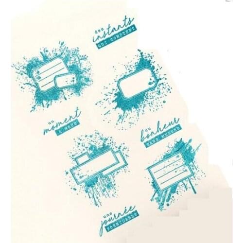 French Transparent Clear Stamp for DIY scrapbooking/Card Making C114