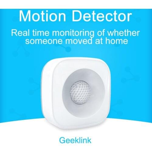 Geeklink Wireless Motion Sensor Wide-angle Infrared Body Detector Pir Sensor Geeklink Thinker Remote Control Smart Home