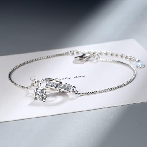 Geometric double-ring bracelet womens ringed driller jewelry