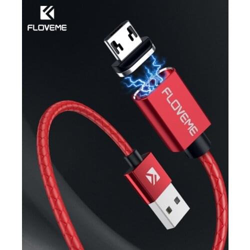 FLOVEME Magnetic Micro USB Cable For Samsung S6 S7 Edge Phone Cable 3A Fast Charging Charger Magnet Microusb Mobile Phone Cables