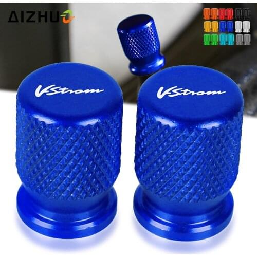 FOR SUZUKI VSTROM DL250 DL650 V-Strom DL1000 DL 650/XT 1000/XT Motorcycle Vehicle Wheel Tire Valve Stem Air Caps Cover Aluminum