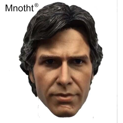 Mnotht 1:6 Young Head Carving Harrison Ford Head Model Male Soldier Head Sculpt For 12in Action Figure Collections Hobbies m3