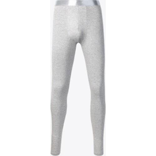 3XL Mens Thermal Underwear Bottoms Sexy Bugle Pouch Fitness Pants Sleepwear Warm Leggins Trousers Long Johns Lounge Wear