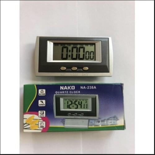 Na-238A Digital Table Car clock Alarm-Stopwatch desk clock relogio de mesa настольные часы reloj de escritorio