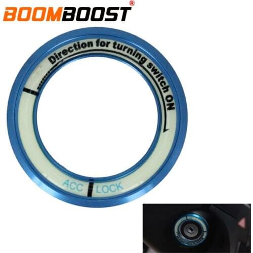 Ignition key ring decoration car stickers dedicated luminous four-color paste For Nissan/Tiida