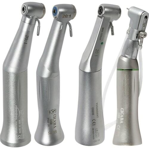 20:1Ratio Contra angle Handpiece External Water Spray Latch type/2 Water Spray Reduction Implant Push Button Fit NSK Dental Tool