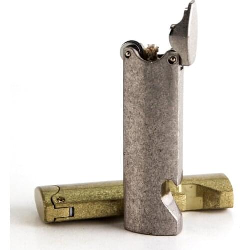 Strip Metal Windbreak Kerosene Lighter Bring Bottle Opener gadgets for men