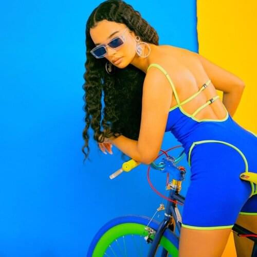 Sexy Zipper Neck Playsuit Fitness Tights Crop Jumpsuits Costume Yoga Sport Suit Gym One Piece Bodysuit Tracksuit For Women