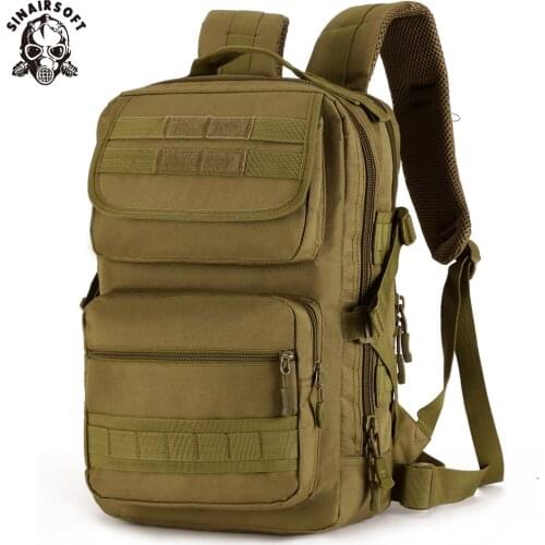 SINAIRSOFT Men 25L Outdoor Military Army Tactical Backpack Trekking Sport Travel Rucksacks Camping Hiking Camouflage Bag LY0092