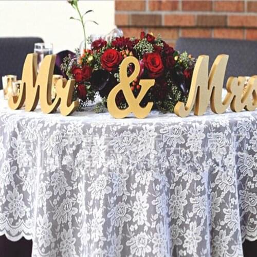 Wooden MR & MRS Wedding Sign Wedding Table Numbers Letters Elegant Sweetheart and Reception Top Table Sign Wedding Decoration