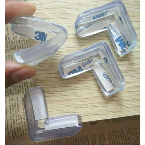 Baby Safety Products Transparent Bumper Baby Security Right Angle Thickened Corner Protector Anti-Collision Corner Protection