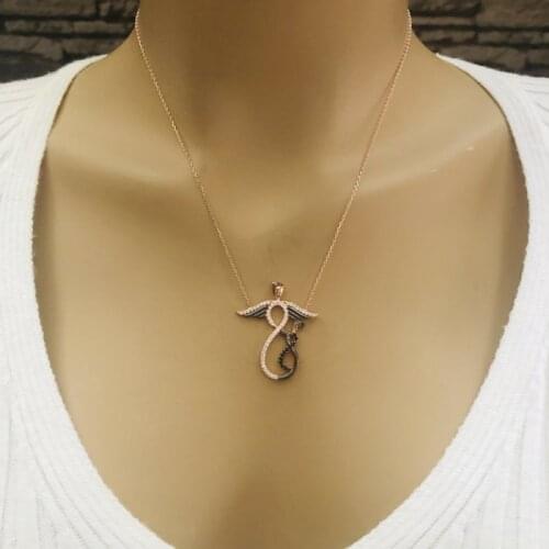 All Is Me 925 Sterling Silver Necklace Women Girls Gift Jewelry Accessories Fashion Handmade Elegant Chain