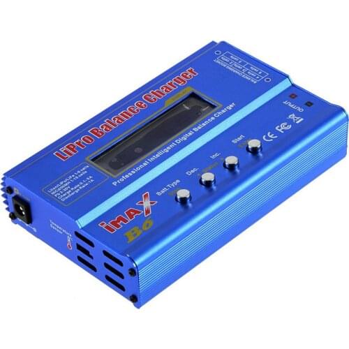 IMAX B6 80W 6A Battery Charger Lipo NiMh Li-ion Ni-Cd Digital for RC Helicopter Aircraft Balance Charger Discharger Adapter