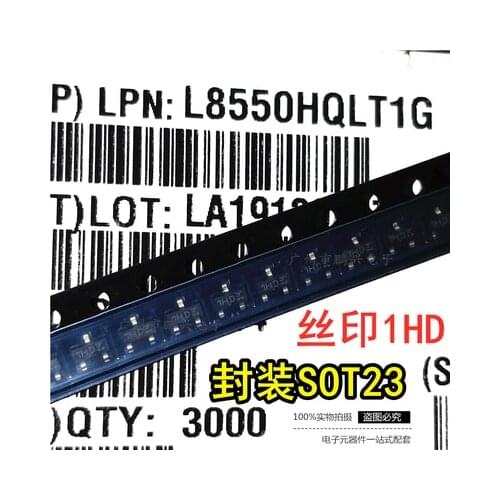 10pcs/lo SMD L8050HQLT1G L8050HQ 1HC L8550HQLT1G L8550HQ 1HD NPN/PNP crystal New original