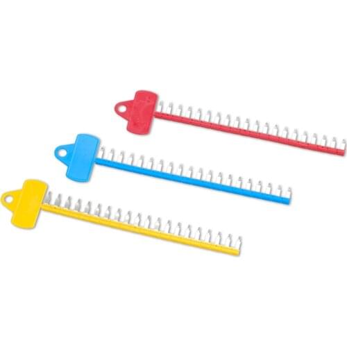 20-Way Fast Bridge Connector for BSC Ultra-Slim Screw Connection Relay Module Space of 6.4mm Pin Type Plug-in Wiring Connector