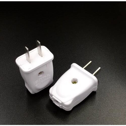 20pcs Rewirable AU US Rotatable 2pin plug Wall AC Detachable Electrical AU Plug Australia New Zealand american plug adapter