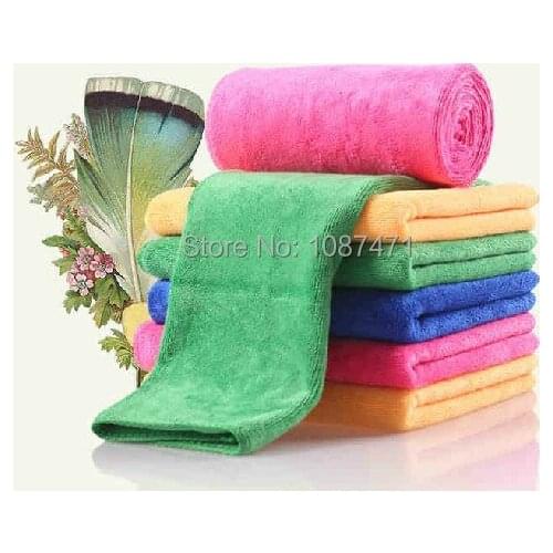 3PCS/LOT Thickening Microfiber Face Towel, 3 COLORS, 75x33cm, Free & Drop Shipping BT04