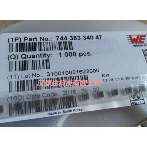 74438334047 WE-MAPI 3012-4.7UH 1.1A 3*3*1.2