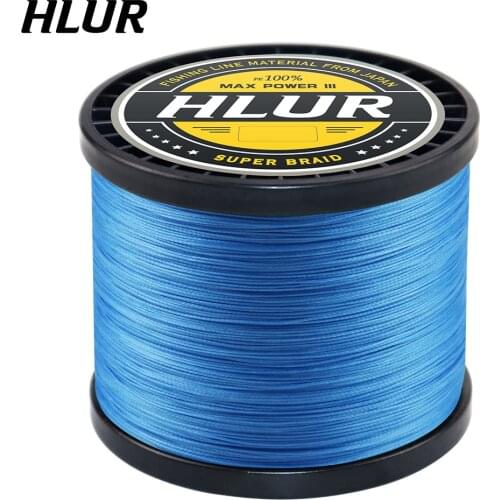 HLUR 8 Strands Braided Fishing Line for Freshwater Saltwater 18LB-88LB