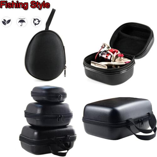 Fishing Reel Bag Protective Casting Spinning Reel Case Hard Shell Fishing Tackle Storage Cover Shockproof Waterproof A539