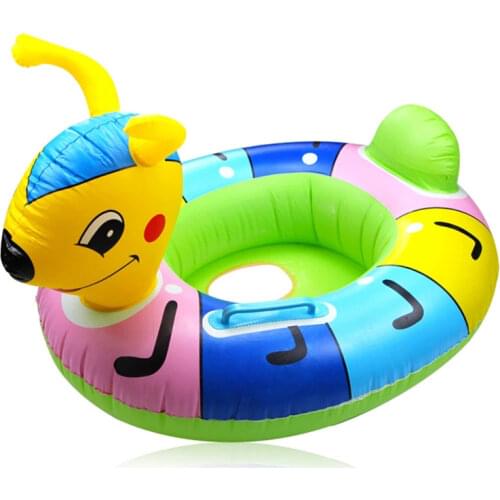 Baby Swimming Inflatable Ring Boat Seat Swim Pools Accessories Kids Safe Swimming Animal Floating High Quality PVC Child