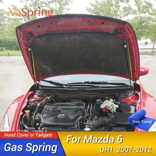 For Mazda6 Mazda 6 22007 2008 2009 2010 2011 2012 GH1 Car Hood Strut Bars Hydraulic Rod Two Side Lift Support Rod