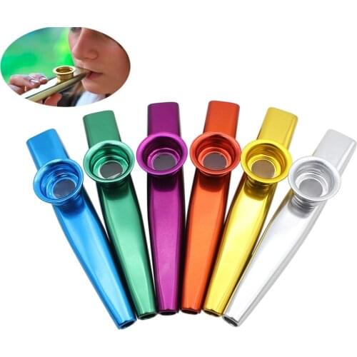 Multicolor Aluminum Alloy Kazoo Lightweight For Beginner Flute Instrument Music Lovers Woodwind For Guitar Instrument For Kids